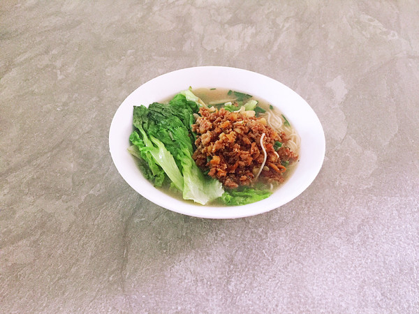 肉末瑶柱面