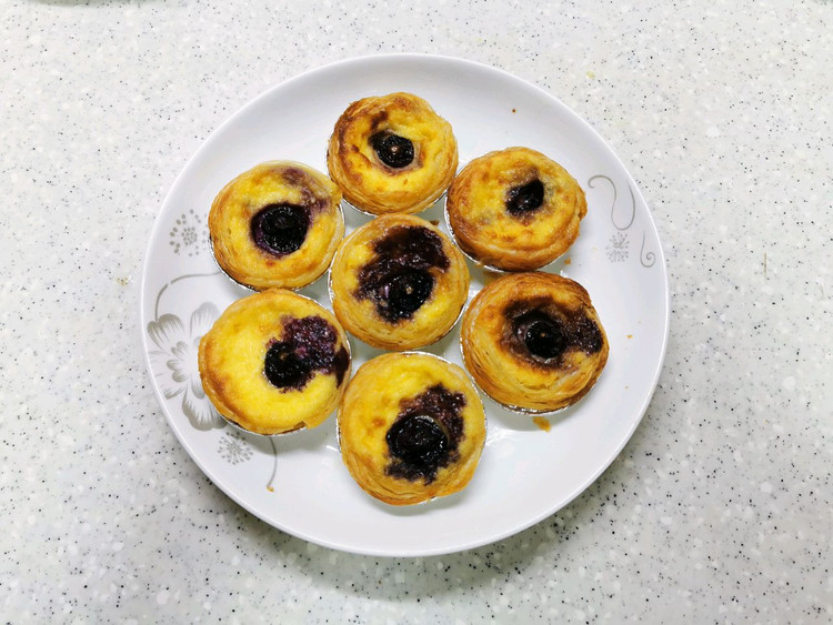 蓝莓蛋挞—亲子活动的做法