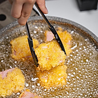 炸奶酪火腿的做法图解11