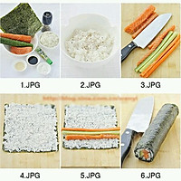 韩国泡菜寿司的做法图解4