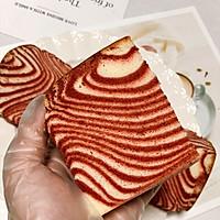 低糖低油不消泡红丝绒斑马纹戚风蛋糕的做法图解10