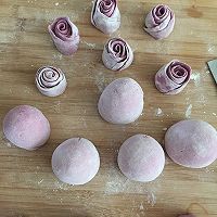 紫薯馒头、玫瑰花紫薯馒头的做法图解6