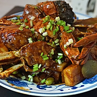 年糕炒蟹的做法图解11