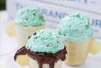 #烘焙美学大赏#薄荷巧克力冰淇淋的做法