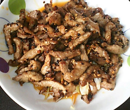 孜然肉丝的做法