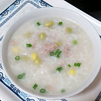 #营养宝宝餐#青豆玉米肉末粥的做法图解4