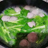 #合理膳食 营养健康进家庭#快手菜～牛肉丸青菜汤的做法图解5
