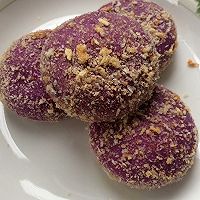 紫薯爆浆小圆饼的做法图解7
