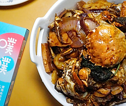 #来诺辉京东 解锁“胃”来资产#紫苏年糕炒蟹的做法