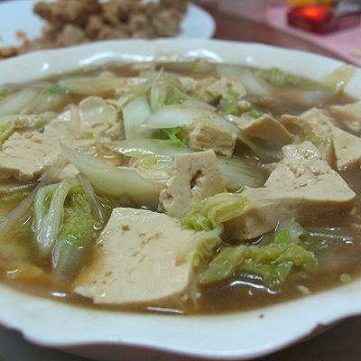 白菜炖豆腐