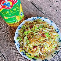 肉末卷心菜炒粉丝的做法图解9