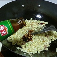 碎肉炒糯玉米的做法图解5