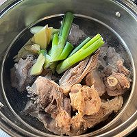 #LG御见美好食光#山药羊肚菌炖排骨汤的做法图解4