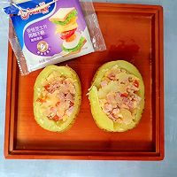 #2022烘焙料理大赛料理组复赛#培根芝士烤土豆的做法图解8