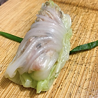 白菜变身“手卷皮”惊艳登场！香菇肉沫白玉卷的做法图解14
