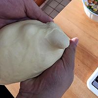 香葱色拉培根面包的做法图解8