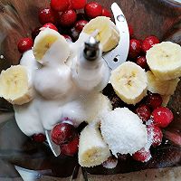 低卡奶香蔓越莓绵绵冰#莓语健康日记#的做法图解3