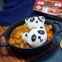 熊猫咖喱牛肉饭#奇妙咖喱，拯救萌娃食欲#的做法图解9