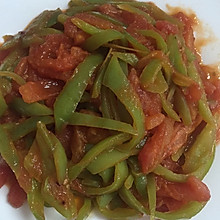 西红柿炒辣椒