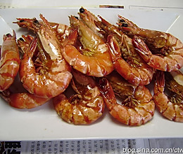 酱焖草虾的做法