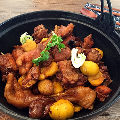 板栗炖鸡