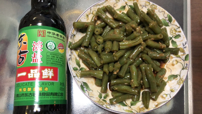 快手凉拌四季豆