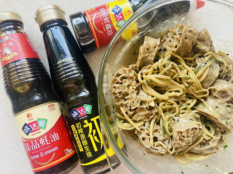 麻酱面藕的做法