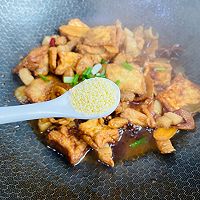#李锦记旧庄蚝油鲜蚝鲜煮#油豆腐烧肉的做法图解15