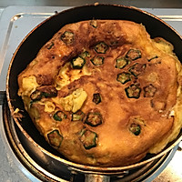 秋葵跑蛋——早餐系列的做法图解7