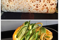 蔬菜卷饼 牛油果黄瓜鸡蛋饼 孕妇减肥健康餐的做法