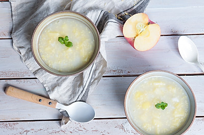 宝宝主食系列——苹果山药小米露