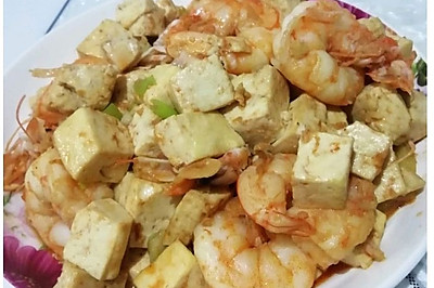 虾仁豆腐