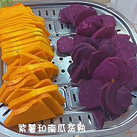 彩虹蜜豆馒头的做法图解1