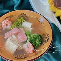 #挪威三文鱼#热腾腾的豆腐三文鱼汤的做法图解6