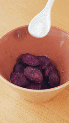 紫薯糯米凉糕【宝宝辅食】的做法图解4