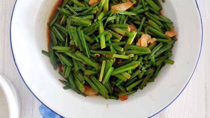 韭薹炒肉