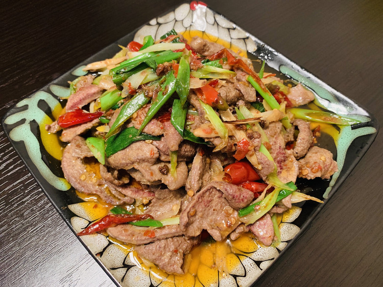 小葱炒猪肝的做法