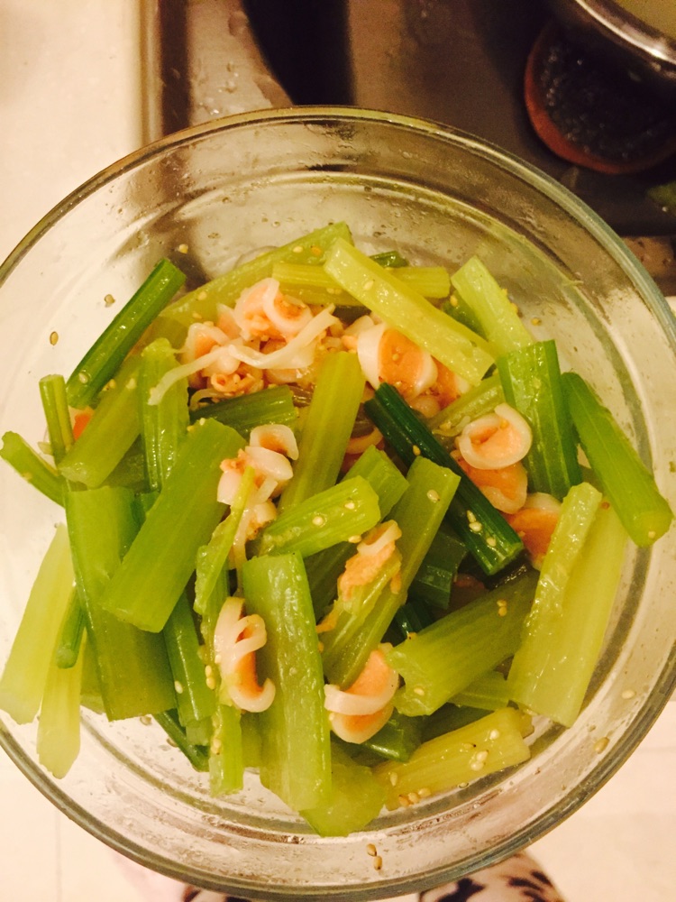 樱花芹菜的做法图解4