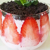 草莓味酸奶盆栽的做法图解8
