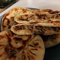 白菜素肉馅饼的做法图解13