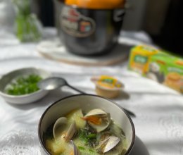 土豆海带蛤蜊汤的做法