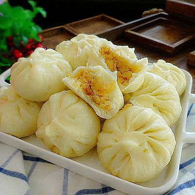  这馅包子，清爽鲜香，独特的味道太诱人！