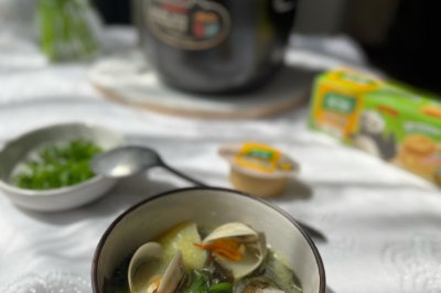 土豆海带蛤蜊汤