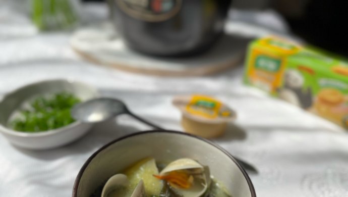 土豆海带蛤蜊汤