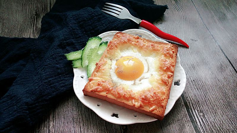 Cheese egg toast