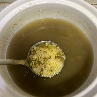 #少盐饮食 轻松生活#清热解毒绿豆二米粥的做法图解5