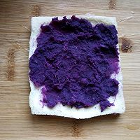 紫薯吐司卷的做法图解5