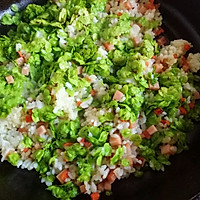 榆钱炒饭的做法图解11