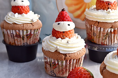 草莓可可小蛋糕