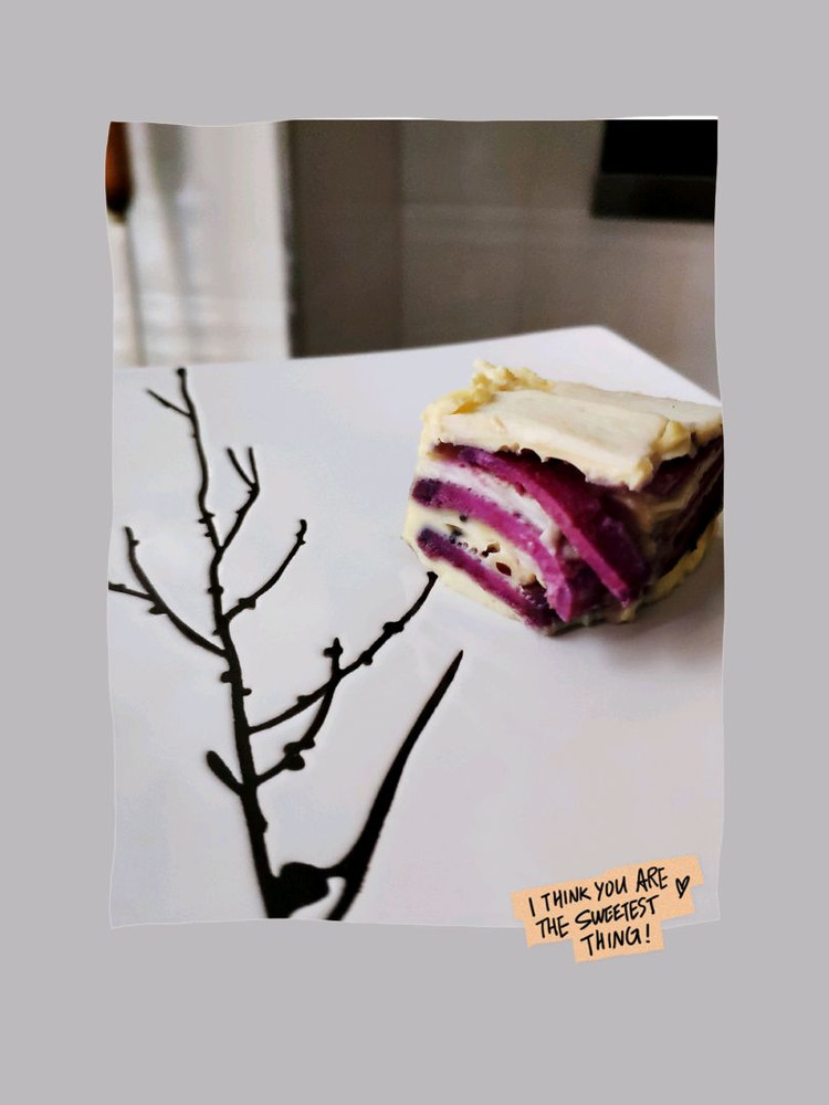 辅食小能手～紫薯山药糕的做法